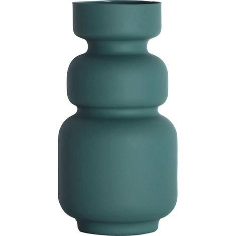Vase en verre vert style contemporain pour décoration élégante - Vert translucide contemporain (1/4)