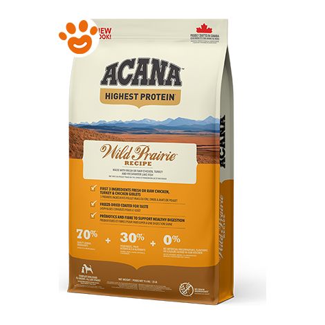 Acana Dog All Breeds Highest Protein Wild Prairie - Sacco 11,4 Kg - Cibo Secco Cani