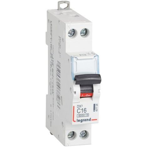 Leistungsschalter DX3 6/10kAP N C16 1 Modul