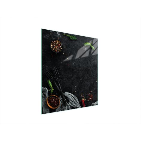 TAGLIERE IN VETRO 45x52 ARDESIA (1/5)