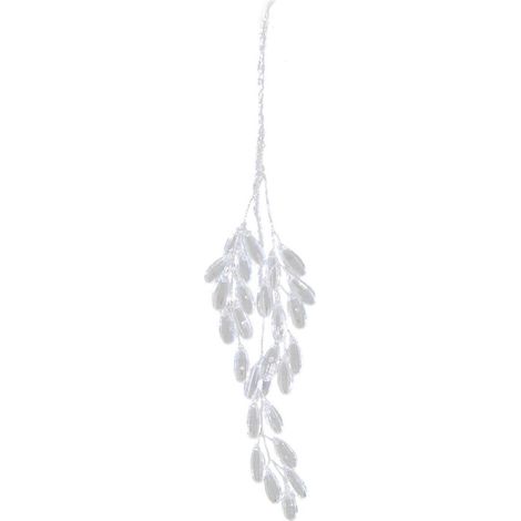 Transparente Acryl-Schneeflocke, bruchsicher, zum Aufhängen, Weihnachtsbaumschmuck, mehrfarbig (1/5)
