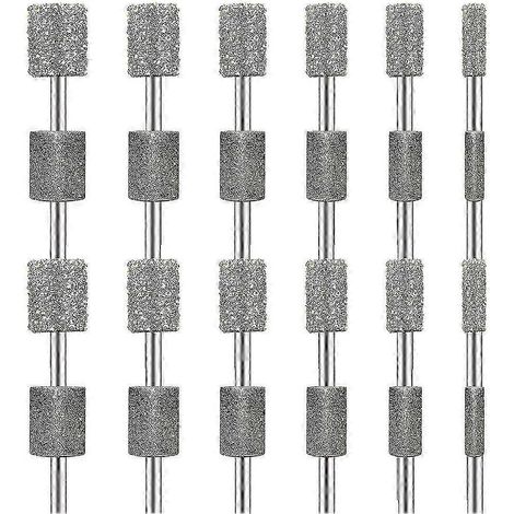 Kit de polissage de 48 forets diamantés, compatible avec le verre, le bois et la céramique. Accessoires inclus : forets de 3,2 mm (1/8 pouce). WHBYV (1/4)