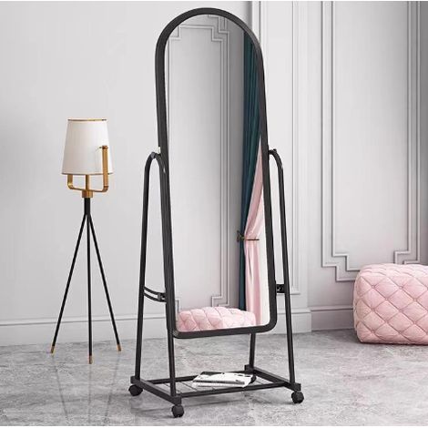 Full Length Rolling Mirror with Bracket (1/5)