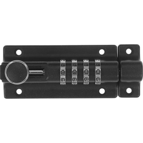 de Combinaci n para Puerta Corredera Negra Cerrojo de Barril (1/5)