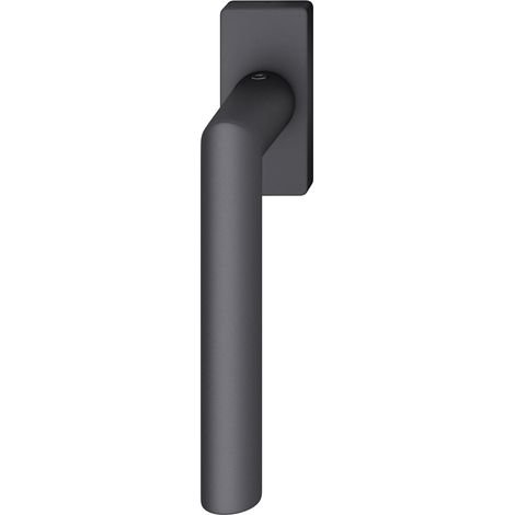 FSB Fenstergriff 34 1076 eckige Rosette, Aluminium schwarz matt (1/3)