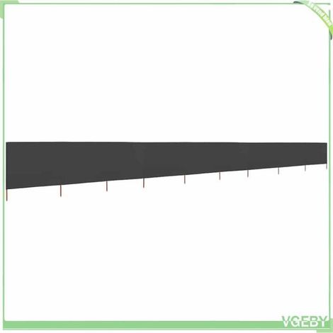 Paravent pliable - FAFEICY - 47200 - 9 panneaux - 1200 x 160 cm - Anthracite (1/5)