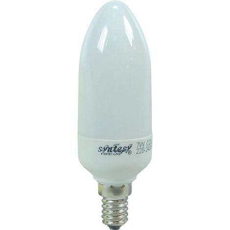 LAMPADA ELETTRONICA A OLIVA E14  7w  E14   2700  °K calda    SYNTESY