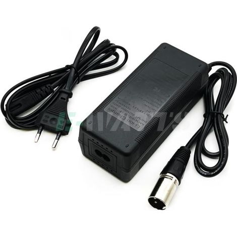 Chargeur 36V / 42V 2A XLR : compatible avec les trottinettes Beeper Cross FX1000 et FX1100. Recharge rapide et fiable.