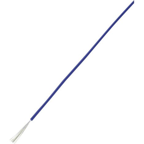TRU COMPONENTS 1566835 Fil de câblage LiY 1 x 0.14 mm² bleu 100 m
