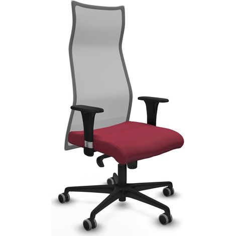 Silla de Oficina Albacete Piqueras y Crespo B1C036G Granate