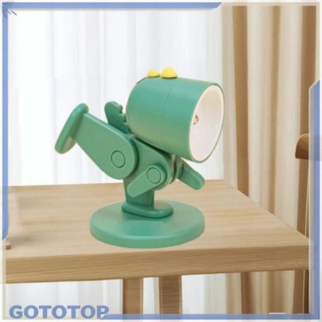 YOSOO Veilleuse mignonne (Jaune)Veilleuse LED Forme Mignonne Lampe D’ambiance De Chevet linge poser Jaune Dinosaure vert (1/5)