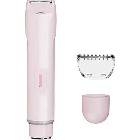 Doppelköpfiger Bikini-Rasierer für Frauen, Ganzkörperrasierer, schmerzfreier und wasserdichter Elektrorasierer, Bikini-Trimmer (1/5)