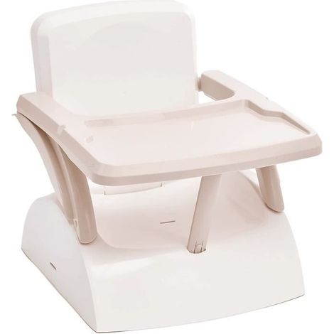 Siège rehausseur 2 en 1 THERMOBABY YEEHOP - 6-18 mois - Harnais de sécurité 3 points - Plateau amovible - Marron glacé (1/5)
