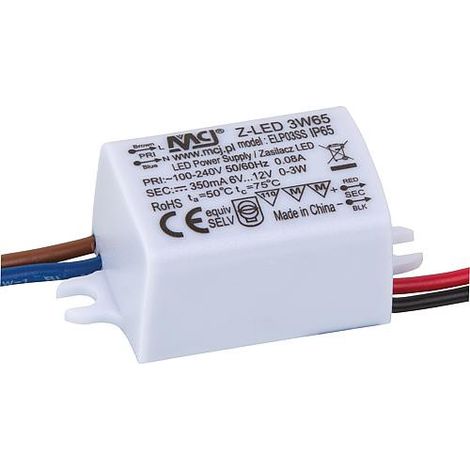 Transfo pour agent lumineux 12 V, 0- Watt, IP65 (1/5)