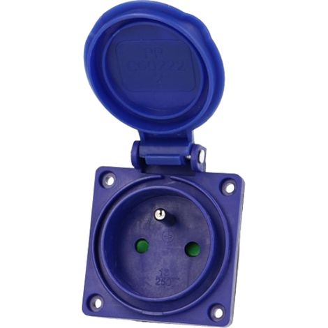 Coffret français 2P + TT 16A 250V IP54 SOLERA 931131F (1/2)