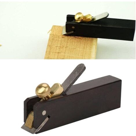 HOXILEELEO - Mini rabot en ébène pour bois durs – Outil de coupe ergonomique – Coupe nette et sans éclats – Idéal pour une finition précise (1/5)