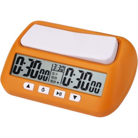 Pendule d'échecs professionnelle - Chronomètre de jeu de compétition - Compte à rebours pour échecs internationaux - Horloge de tournoi (1/5)