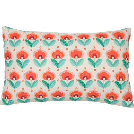 Amadeus - Coussin rétro orange 30x50 cm (1/2)