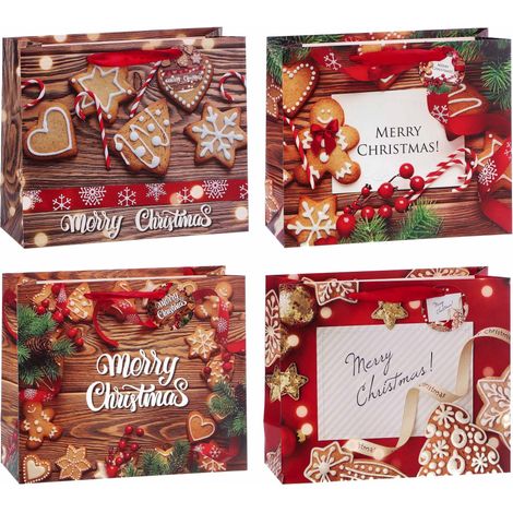Ad Trend Busta Regalo di Natale Carta Ass. 31 x 12 Cm H 26 Cm Multicolor 1 Pz (1/5)