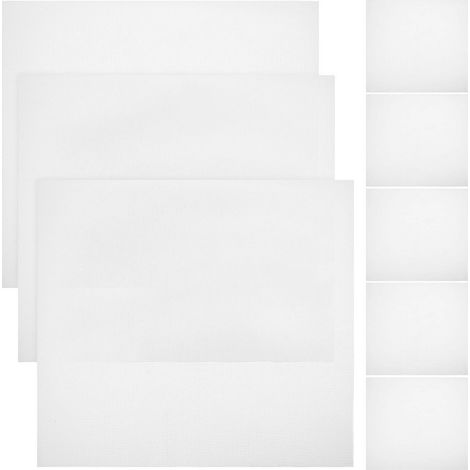 feuilles de déshydratation en silicone, plateau rond, pour déshydrateur alimentaire.-43.00X40.00X0.10CM-White (1/4)