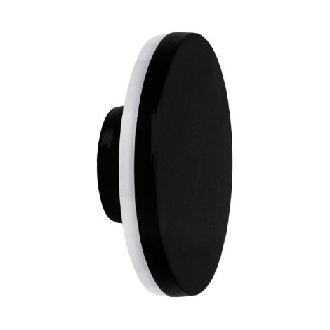 Applique Extérieure 12w Noire Ronde Slim Ip65 Aluminium Lumière Naturelle 4000k Xc-9286 (1/5)