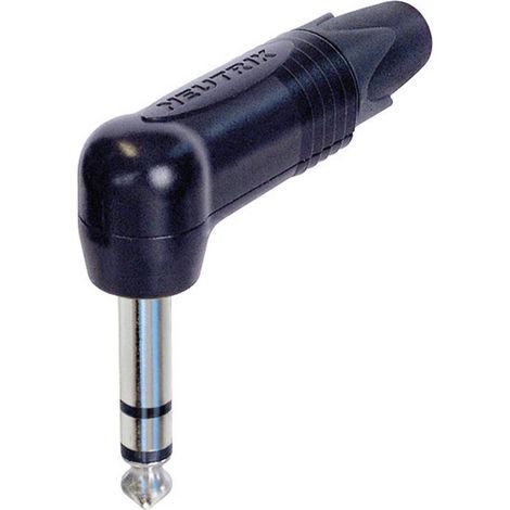 Jack 6.35 mm mâle, coudé Neutrik NP3RX-BAG Nombre de pôles: 3 stéréo noir 1 pc(s) D27648 (1/2)