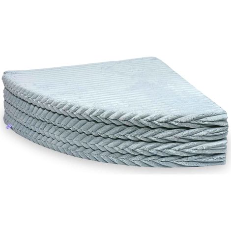 Tapis de table rond pliable, diamètre 160, gaufré, menthe claire (1/5)