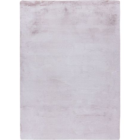 Tappeto moderno Saika 100 morbido rosa e bianco (1/4)