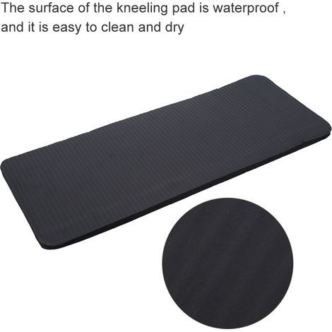 Tapis de jardin noir EVA léger, protège-genoux pour jardinage et travaux extérieurs (1/5)