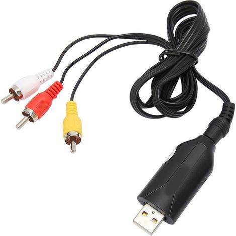 Dispositif d'acquisition vidéo pour VHS, magnétoscopes, Hi8, DVD et caméscopes Carte d'acquisition vidéo USB Compatible PAL et NTSC (1/5)