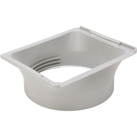 Adaptateur de raccordement carré à rond pour tuyau d'évacuation de climatiseur portable 6 pouces