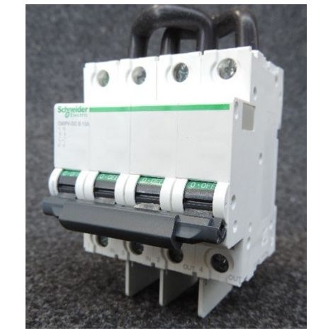 Disjoncteur 10A 2P pour photovoltaïque 800V DC C60PV-DC SCHNEIDER A9N61650