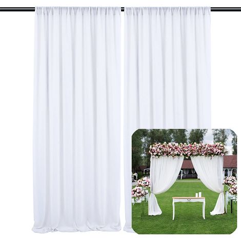 Rideaux de fond extérieurs pour la décoration de mariage, la scène et les fiançailles.