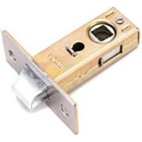 Loquets de porte tubulaires en acier inoxydable avec mortaise plate 30 mm pour salle de bain et indicateur pour poignée à levier sans vis
