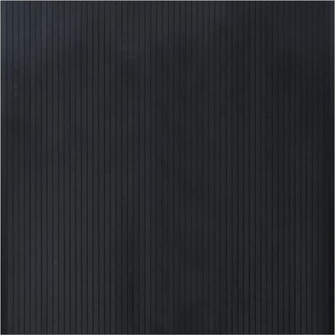 Tapis rectangulaire noir 100x100 cm bambou (1/5)