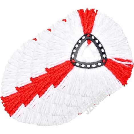 4 Tête de Balai Serpillère Vadrouille Remplacement 2 en 1 en Microfibre Serpillère pour Nettoyage des sols