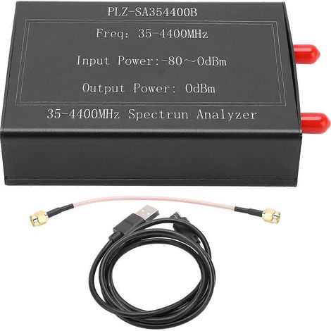 35–4400 MHz Spektrumanalysator USB 2.0 USB 3.0 Tragbarer Skalarnetzwerkanalysator mit Tracking-Quelle TG