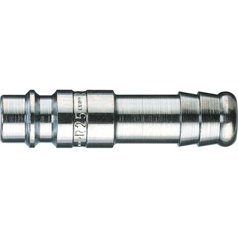 Raccord rapide pneumatique Legris, Tuyau cannelé vers Femelle, Mâle 12mm Européen, Profil rectus en Acier zingué ( Prix pour 1 )