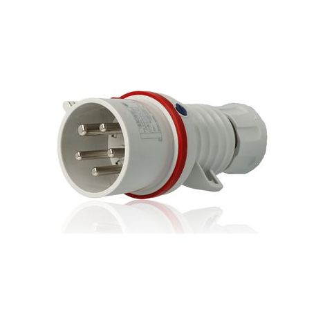 Spina Mobile Diritta IP44/54 3P+N+T 32A 380-415V, Rosso, 6H