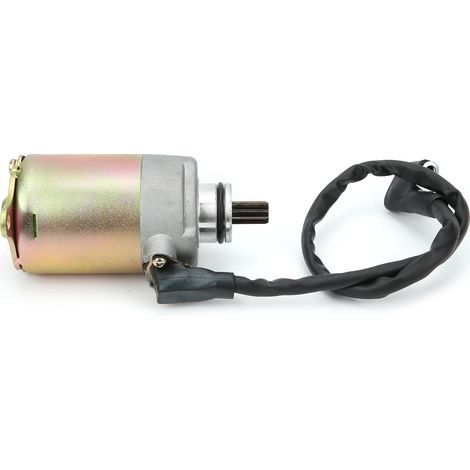 Démarreur de moto à 9 dents, en alliage d'acier et de cuivre, compatible avec quads, motos, cyclomoteurs et scooters GY6 125cc et 150cc. (1/5)