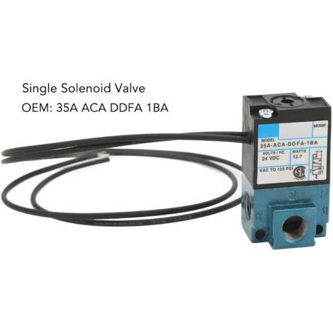Électrovanne simple 1/8 pouce 35A ACA DDFA 1BA DC24V forte puissance adaptée à la machine de marquage (1/5)