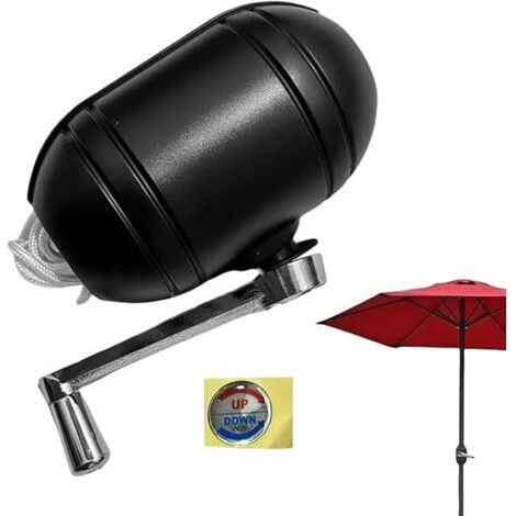 Accessoires pour Parasol de Terrasse Pièces de Parasol Gain de Place Parasol À Mât Central Avec Manivelle Gain De Place Pour Balcon, Jardin, Patio, Terrasse