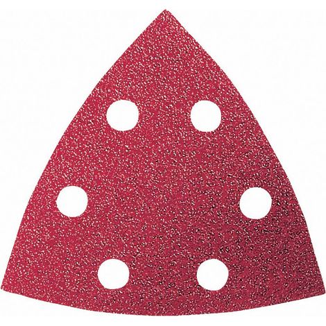 Set feuilles abrasives Delta perforé Bosch Accessories 2609256957 Grain 60, 80, 120, 180, 240 Cote d'encoignure 93 mm 1