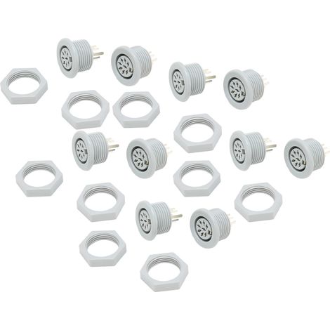 Ensemble de 10 supports pour instruments de physiothérapie, 8 broches, 8 trous, pour appareils d'électrothérapie (1/5)