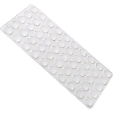 de 50 patins adhésifs en silicone pour portes coulissantes