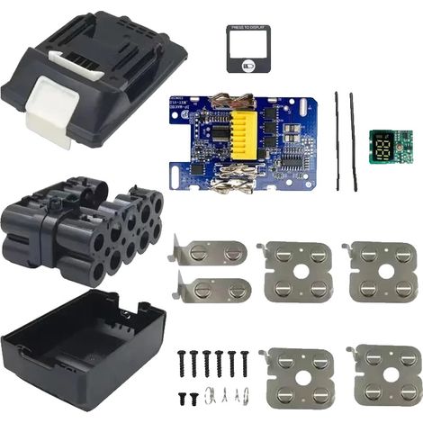 Carcasa para el conjunto de baterías, pantalla digital de potencia, diseño robusto e ignífugo, caja para PCB. (1/2)