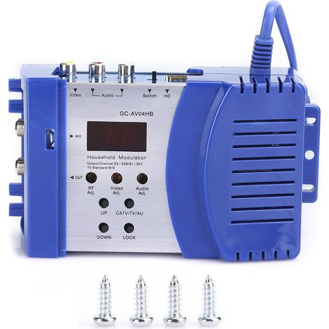 HDMI-zu-RF-Konverter mit Audiomodulator für Kabelfernseher, EU-Stecker 100–240 V (1/5)