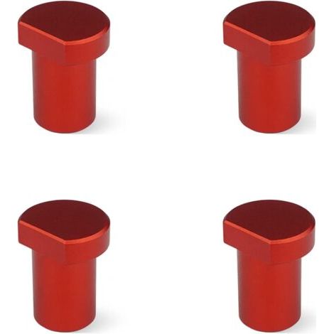 Sollbry 4 Pièces Pince Banc en Alliage D'aluminium, Bench Dogs Acier Inoxydable, Arrêts Banc en pour Table, Convient Aux établis Fixes(Rouge) (1/4)