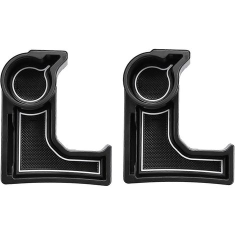 Deux porte-gobelets/boîtes de rangement compatibles avec les accoudoirs centraux à transmission automatique des Suzuki Jimny 2019-2020. (1/5)