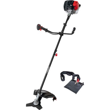 Scheppach Débroussailleuse Thermique BCH5200PB - Rotofil - Moteur 2T de 51,7cm3 - 2en1 : Débroussailleuse, Coupe-Bordure - Anti-Vibration - Largeur de Coupe 450/255mm - Bandoulière & Guidon réglable (1/3)